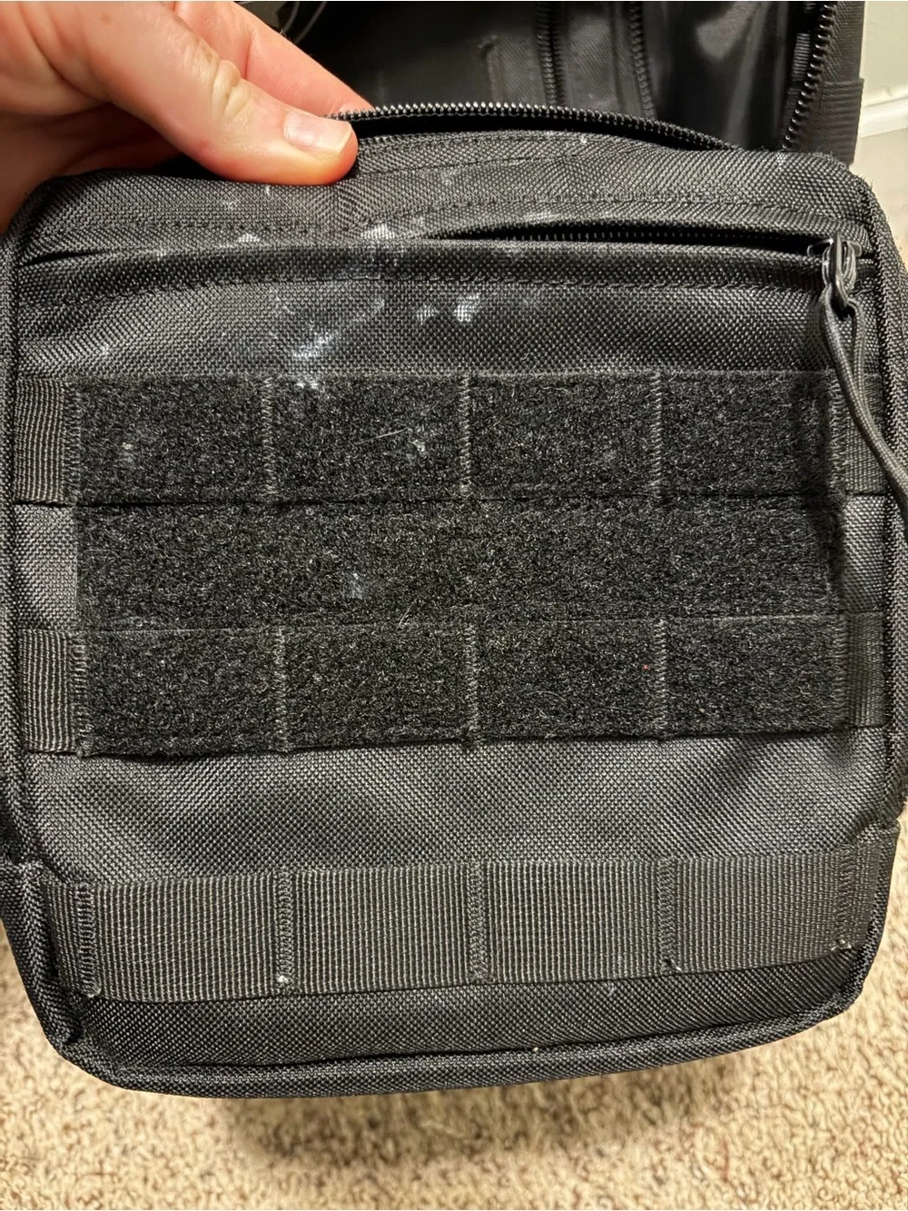 TBG Black Tactical Backpack for Men - Rugged Everyday Carry diaper bag